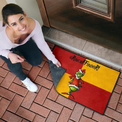 Christmas Door Mat - Grinchffindor Grinch Hogwarts Gryffindor Red Yellow Door Mat Welcome Mat 4 Christmas Door Mat Grinchffindor Grinch Hogwarts Gryffindor Red Yellow Door Mat Welcome Mat 4