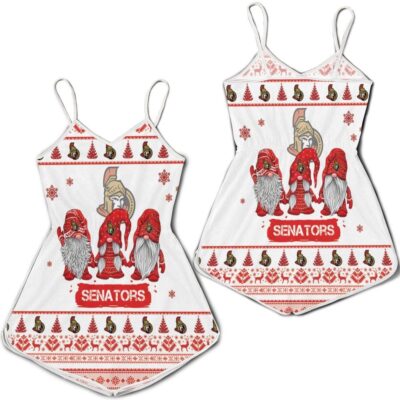 Christmas Gnomes Ottawa Senators Ugly Sweatshirt Christmas 3D Romper RJ03259