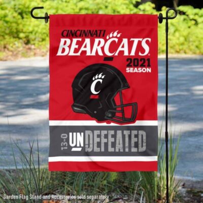 Cincinnati Bearcats Undefeated Football Season Double Sided Garden Flag GF00247