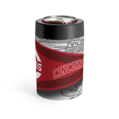 Cincinnati Reds MLB Pennant Stainless Steel Can Holder