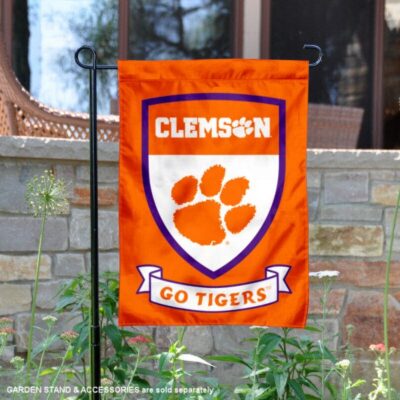 Clemson Go Tigers Shield Garden Flag GF00154