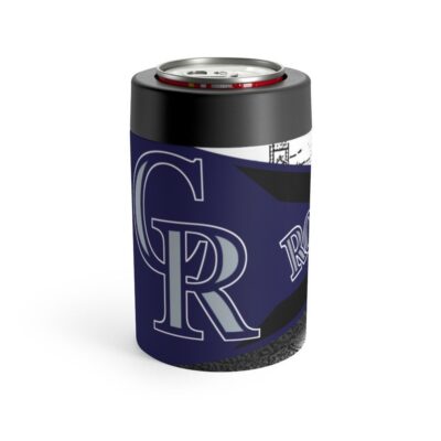 Colorado Rockies MLB Pennant Stainless Steel Can Holder 2