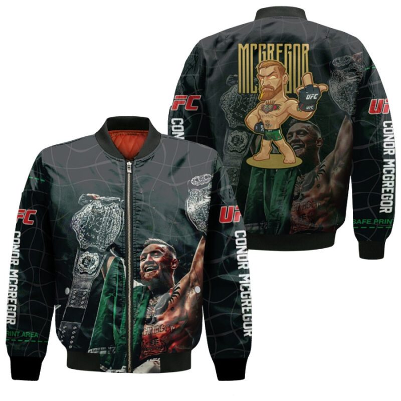 Conor McGregor The Notorious UFC Champions Warrior gift for Conor McGregor Fans Bomber Jacket BJ03440