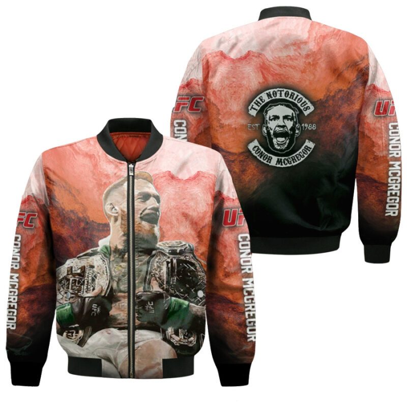 Conor McGregor The Notorious UFC champions Fighters gift for Conor McGregor Fans Bomber Jacket BJ03552