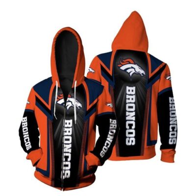 Denver Broncos For Fans Zip Hoodie ZH00998