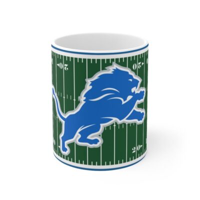 Detroit Lions Football Field NFL Mug 3