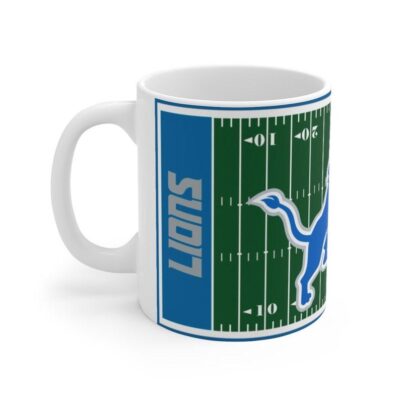 Detroit Lions Football Field NFL Mug 5