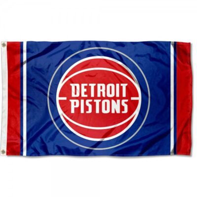 Detroit Pistons Logo 3x5ft Wall Flag Banner Flag Outdoor Flag BF237