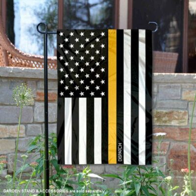 Dispatch Gold Thin Line Garden Flag GF01491