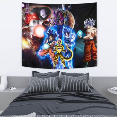 Dragon Ball Anime Tapestry - DB Main Characters Super Saiyan In Universe Tapestry Wall Hanging 2 Dragon Ball Anime Tapestry DB Main Characters Super Saiyan In Universe Tapestry Wall Hanging 2