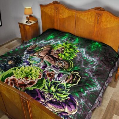Dragon Ball Anime Tapestry - DB Villains Broly Super Saiyan Full Power Quilt Blanket 10 Dragon Ball Anime Tapestry DB Villains Broly Super Saiyan Full Power Quilt Blanket 10