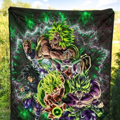 Dragon Ball Anime Tapestry - DB Villains Broly Super Saiyan Full Power Quilt Blanket 3 Dragon Ball Anime Tapestry DB Villains Broly Super Saiyan Full Power Quilt Blanket 3