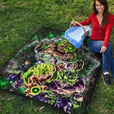 Dragon Ball Anime Tapestry - DB Villains Broly Super Saiyan Full Power Quilt Blanket 5 Dragon Ball Anime Tapestry DB Villains Broly Super Saiyan Full Power Quilt Blanket 5