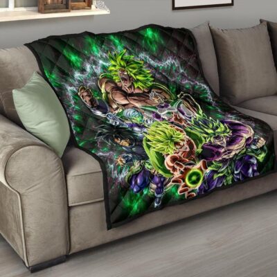 Dragon Ball Anime Tapestry - DB Villains Broly Super Saiyan Full Power Quilt Blanket 8 Dragon Ball Anime Tapestry DB Villains Broly Super Saiyan Full Power Quilt Blanket 8