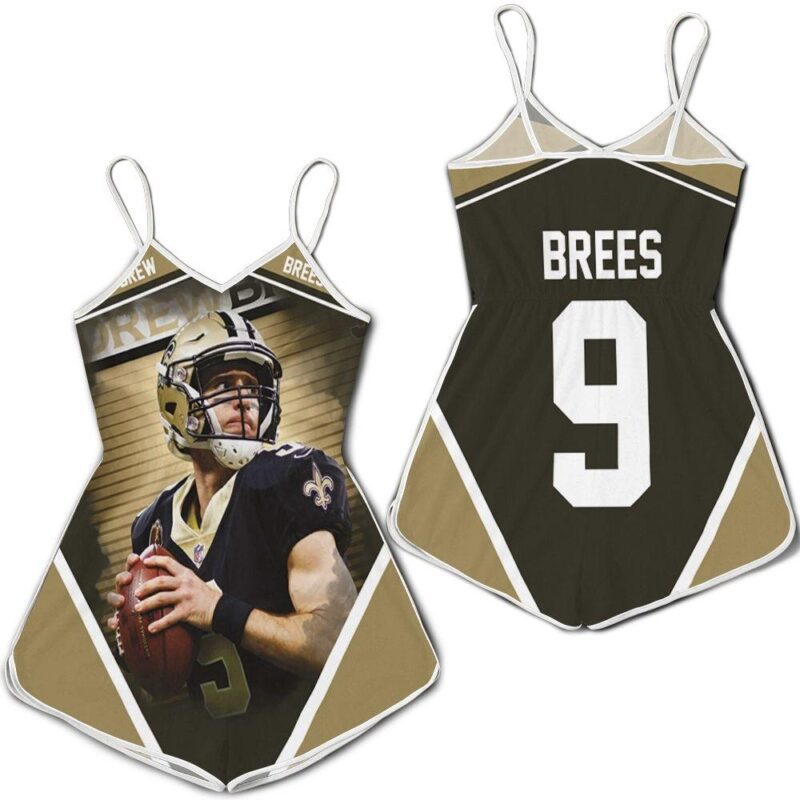 Drew Brees 9 New Orlean Saints Romper RJ02669