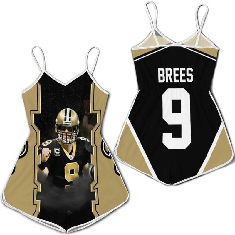 Drew Brees New Orleans Saints Logo Romper RJ04981