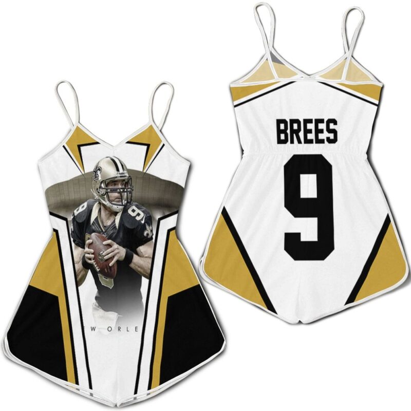 Drew Brees New Orleans Saints Stadium Background Romper RJ02935