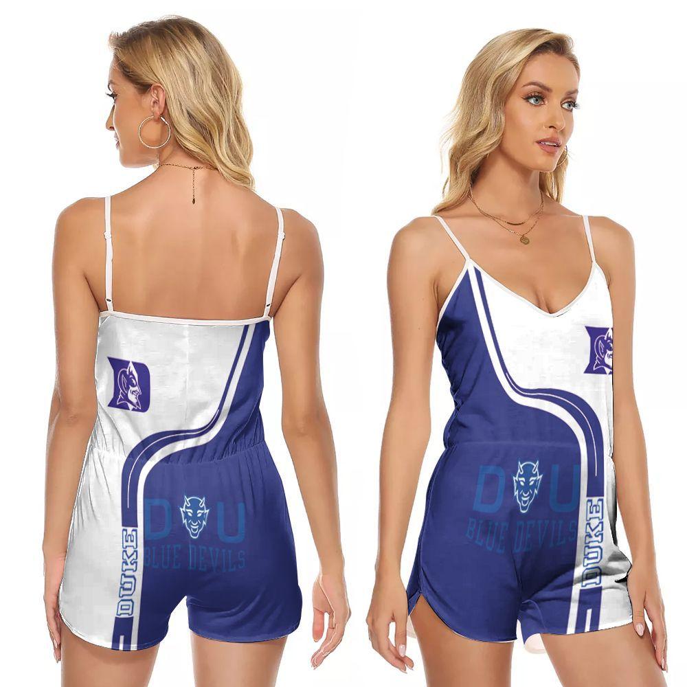 Duke-Blue-Devils-Duke-University-Basketball-Athletic-Team-Logo-Gift-For-Duke-Fans-V-neck-Romper-Jumpsuit-RJ00602 Duke Blue Devils Duke University Basketball Athletic Team Logo Gift For Duke Fans V-neck Romper Jumpsuit RJ00602