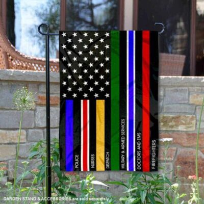 Essential Services Thin Line Garden Flag GF01047