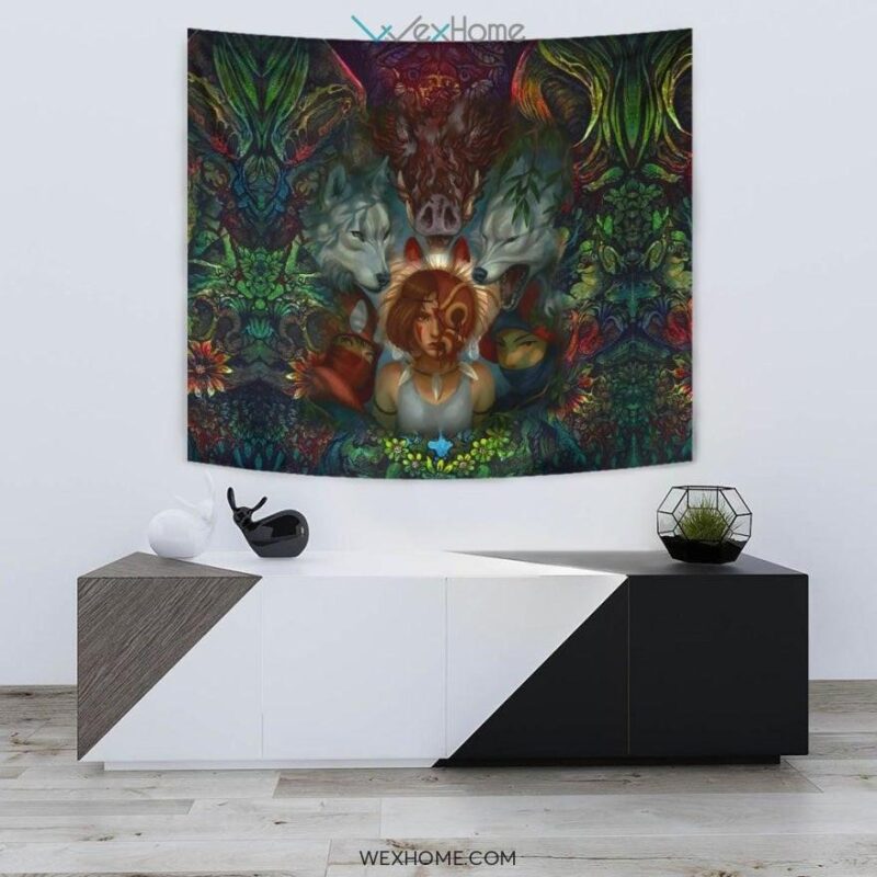 Fearless mononoke Wall Anime Tapestry 2