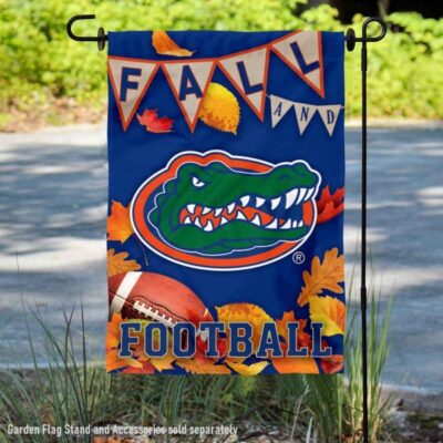 Florida Gators Fall Football Autumn Leaves Decorative Garden Flag GF00581