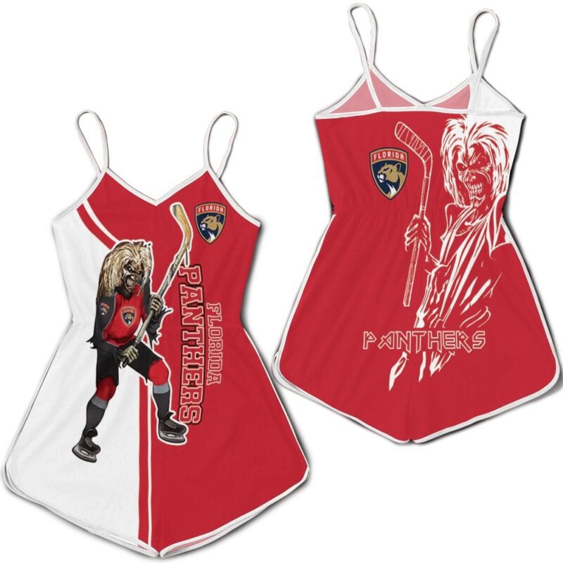 Florida Panthers And Zombie For Fans Romper RJ03359