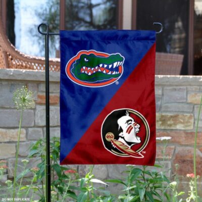 Florida vs Florida State Split Logo Garden Flag GF00306