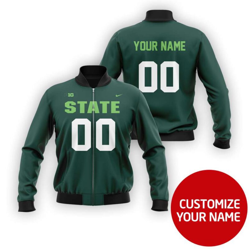Georgia Tech Yellow Jackets Football Team Ncaa Green Personalized Number Name Gift For Tech Yellow Jackets Fans Bomber Jacket BJ03830