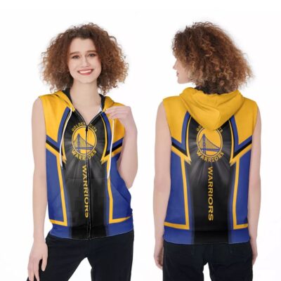 Golden State Warriors NBA Basketball Team Logo Gift For Golden State Warriors Fans Basketball Lovers Zip Sleeveless Hoodie ZSH0969