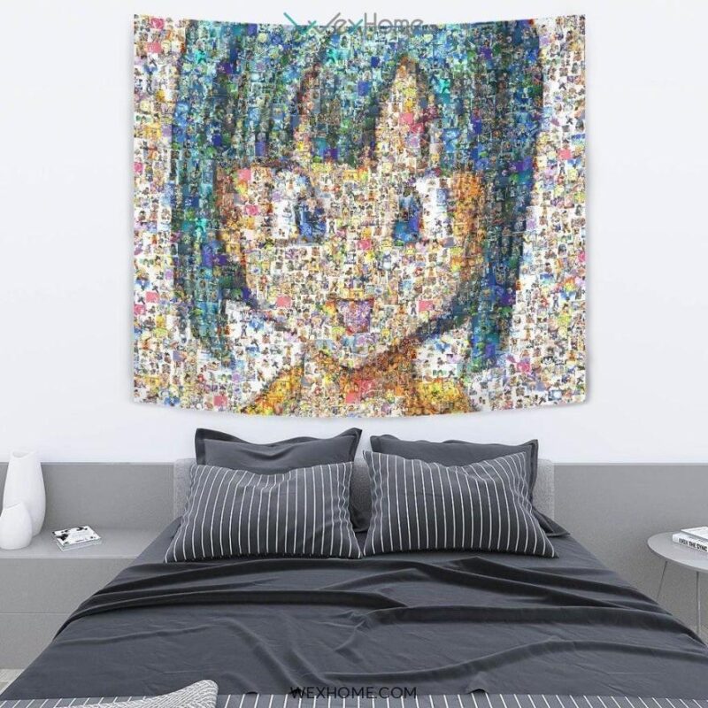 Graphic Art Bulma Tapestry For Dragon Ball Fan Gift Idea 2