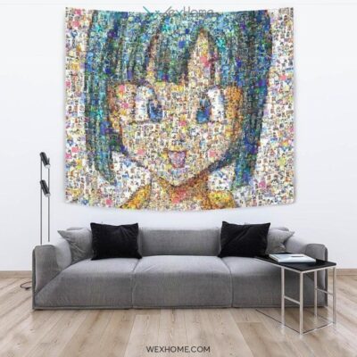 Graphic Art Bulma Tapestry For Dragon Ball Fan Gift Idea 3