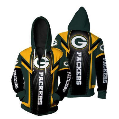 Green Bay Packers For Fans Zip Hoodie ZH00869