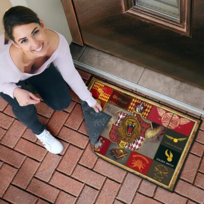 Gryffindor House Harry Potter Door Mat Movie Home Decor Custom For Fans Welcome Mat 4 Gryffindor House Harry Potter Door Mat Movie Home Decor Custom For Fans Welcome Mat 4