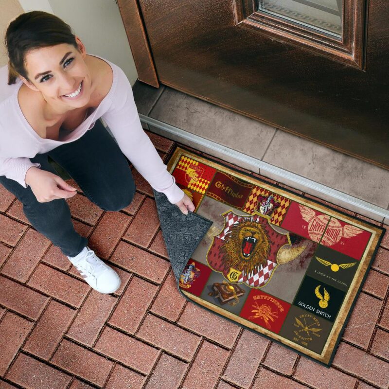 Gryffindor House Harry Potter Door Mat Movie Home Decor Custom For Fans Welcome Mat 4