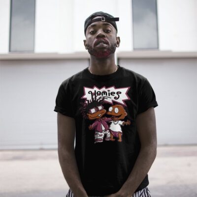Homies Rugrats Unisex Shirt Match Jordan 1 Retro High OG Bordeaux 2