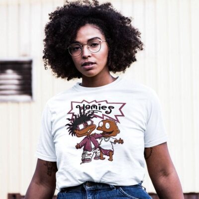 Homies Rugrats Unisex Shirt Match Jordan 1 Retro High OG Bordeaux 3