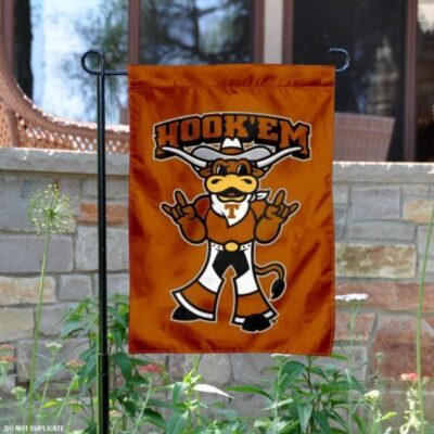 Hook Em Horns Texas Garden Flag GF00884