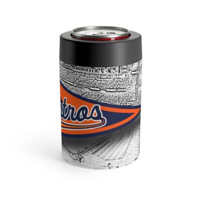 Houston Astros MLB Pennant Stainless Steel Can Holder 3