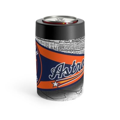 Houston Astros MLB Pennant Stainless Steel Can Holder