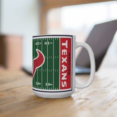 Houston Texans Football Field NFL Mug 3