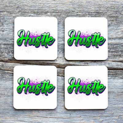 Hustle Drinkware Coaster (Set of 4)