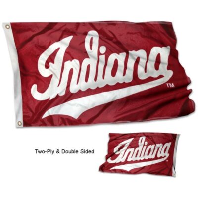 IU Hoosiers Double Sided 3x5ft Wall Flag Banner Flag Outdoor Flag BF175
