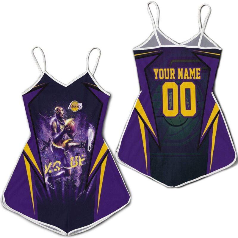 In Memories Kobe Bryant Los Angeles Lakers Personalized Romper RJ02623