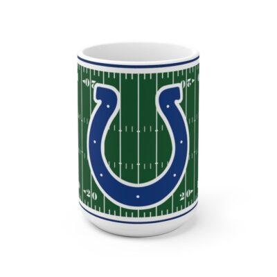 Indianapolis Colts Football Field NFL Mug