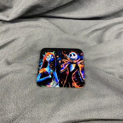 Jack Skellington Halloween Drinkware Coaster Set of 4 2 1
