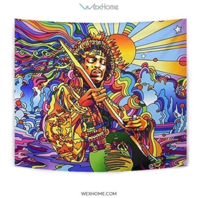 Homepage 4 Jimi Hendrix Tapestry Hippie Style Gift Idea For Fan