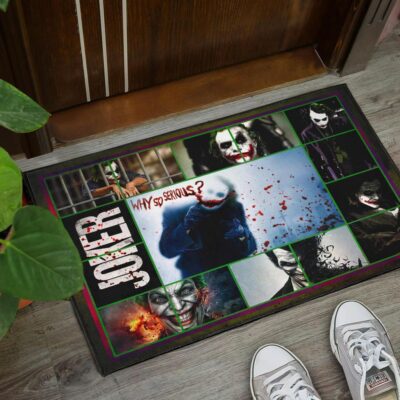 Joker The Clown Door Mat Movie Home Decor Custom For Fans Welcome Mat 3 Joker The Clown Door Mat Movie Home Decor Custom For Fans Welcome Mat 3