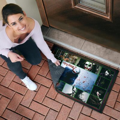 Joker The Clown Door Mat Movie Home Decor Custom For Fans Welcome Mat 4 Joker The Clown Door Mat Movie Home Decor Custom For Fans Welcome Mat 4