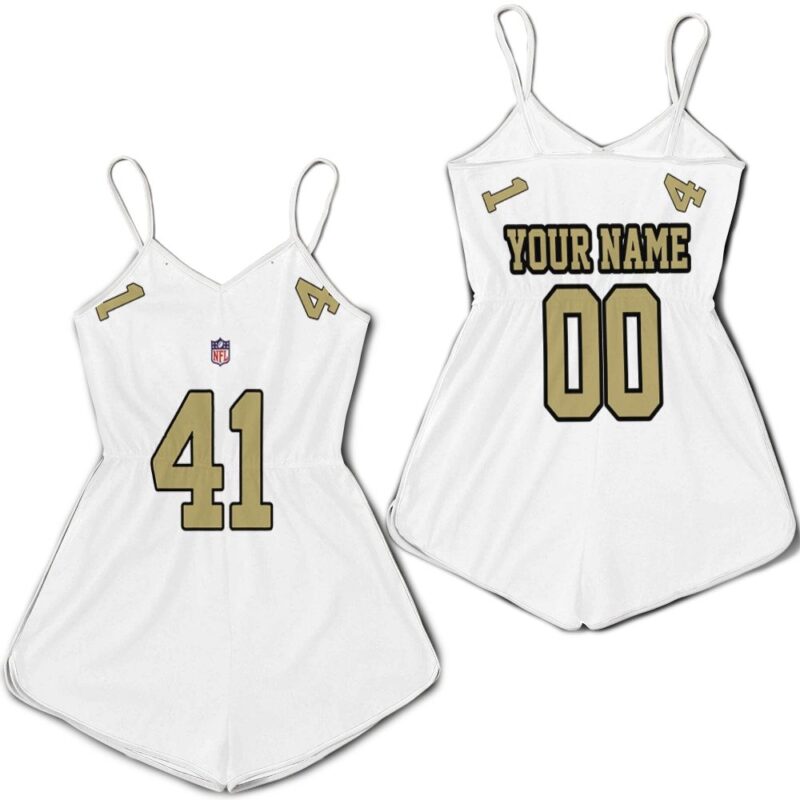 Kamara 41 New Orleans Saints Nfl 3d Personalized Romper RJ02304