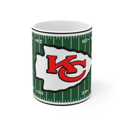 Kansas City Chiefs Football Field NFL Mug 4